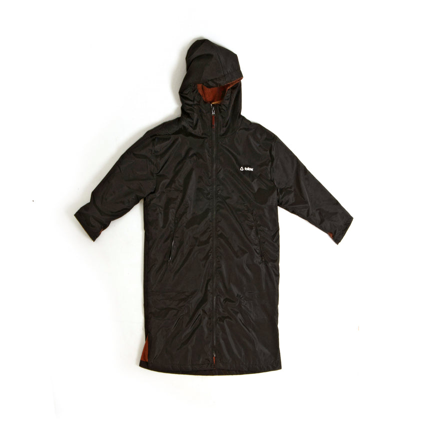 Rain Towelie w/ Zip Through - Black (Follow // 2021)